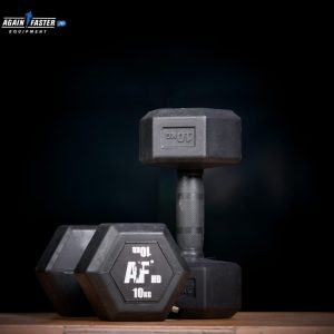 HD-HEX Head Rubber Dumbbell 10kg