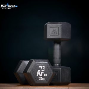 HD-HEX Head Rubber Dumbbell 12.5kg