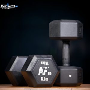 HD-HEX Head Rubber Dumbbell 17.5kg