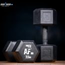 HD-HEX Head Rubber Dumbbell 22,5kg